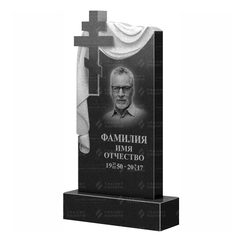 Памятники из гранита с крестом в&nbsp;Салавате | Гранитный памятник ФГ-085