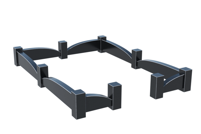 Цоколи на могилу в&nbsp;Салавате | Цоколь на могилу №0038