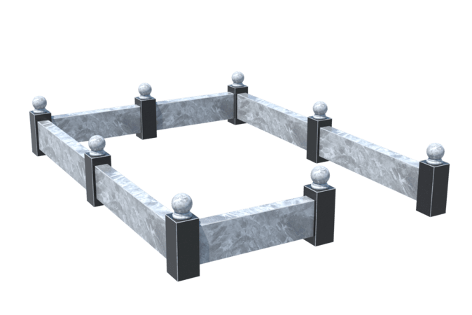 Цоколи на могилу в&nbsp;Салавате | Цоколь на могилу №0031