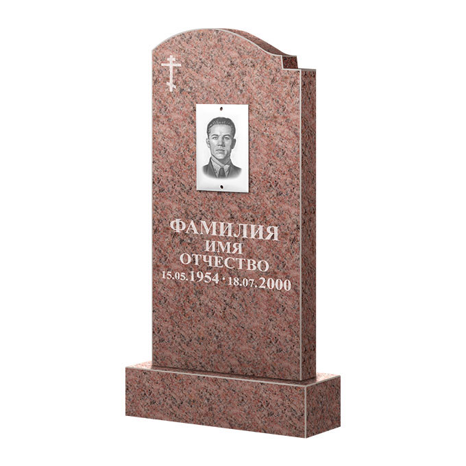 Гранитные памятники в&nbsp;Салавате | Памятник из гранита Розалия Pink ФГЦ-25