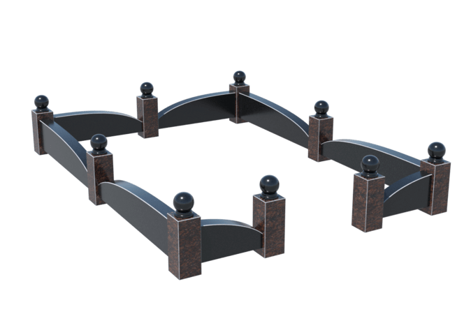 Цоколи на могилу в&nbsp;Салавате | Цоколь на могилу №0044