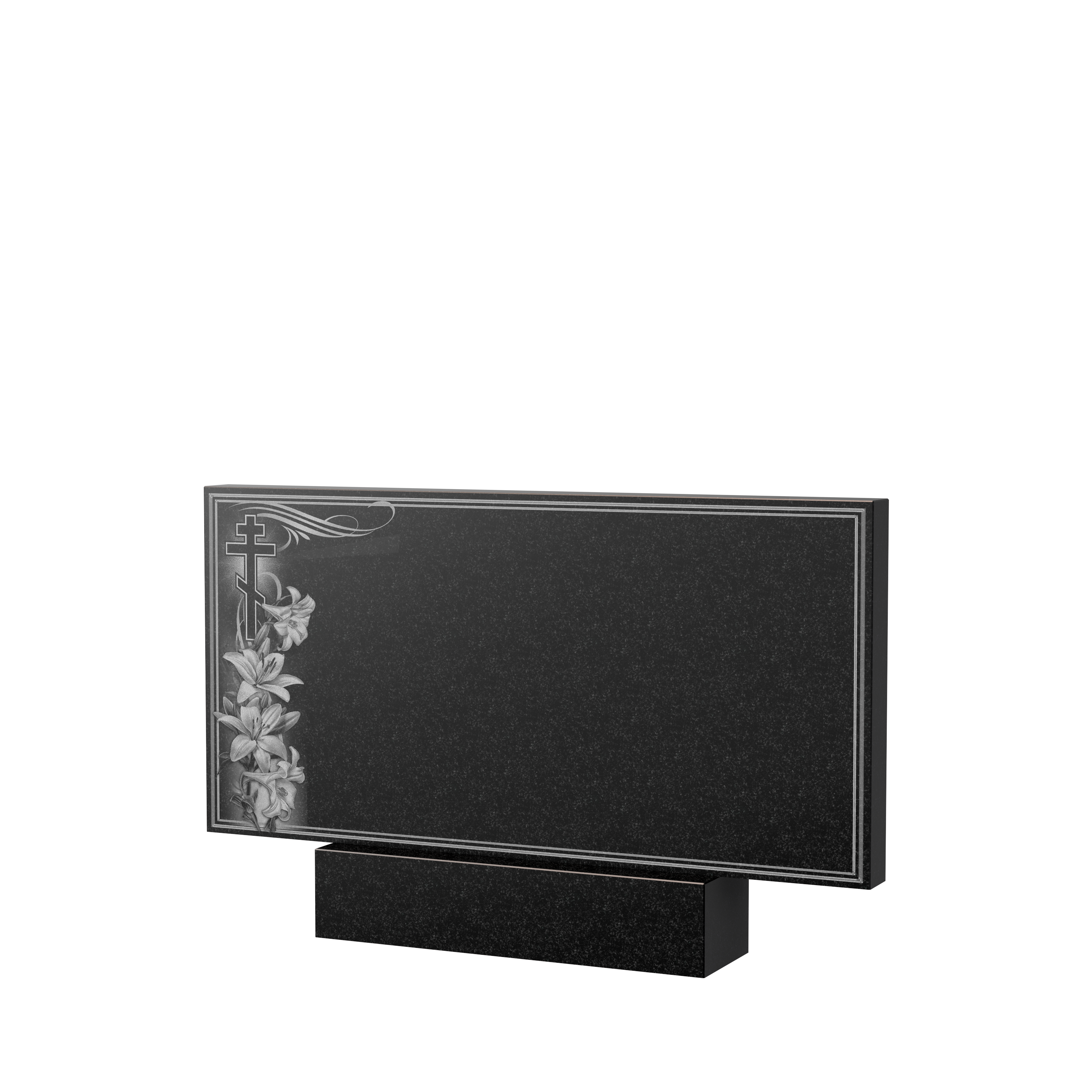 Художественное оформление памятника в&nbsp;Салавате | Художественное оформление на гранитную стелу, рисунок ГХО-003