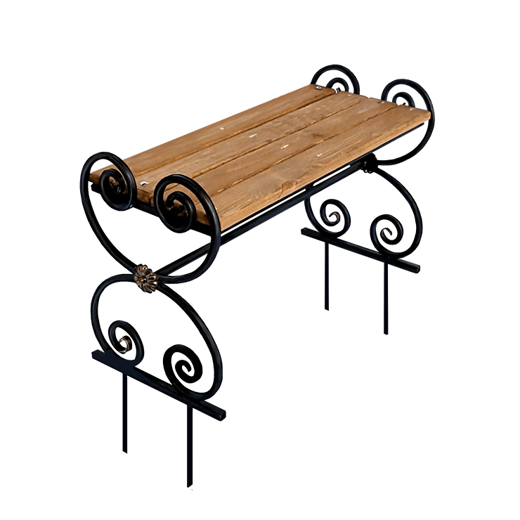 Кованые изделия в&nbsp;Салавате | Кованая скамейка СТ.001