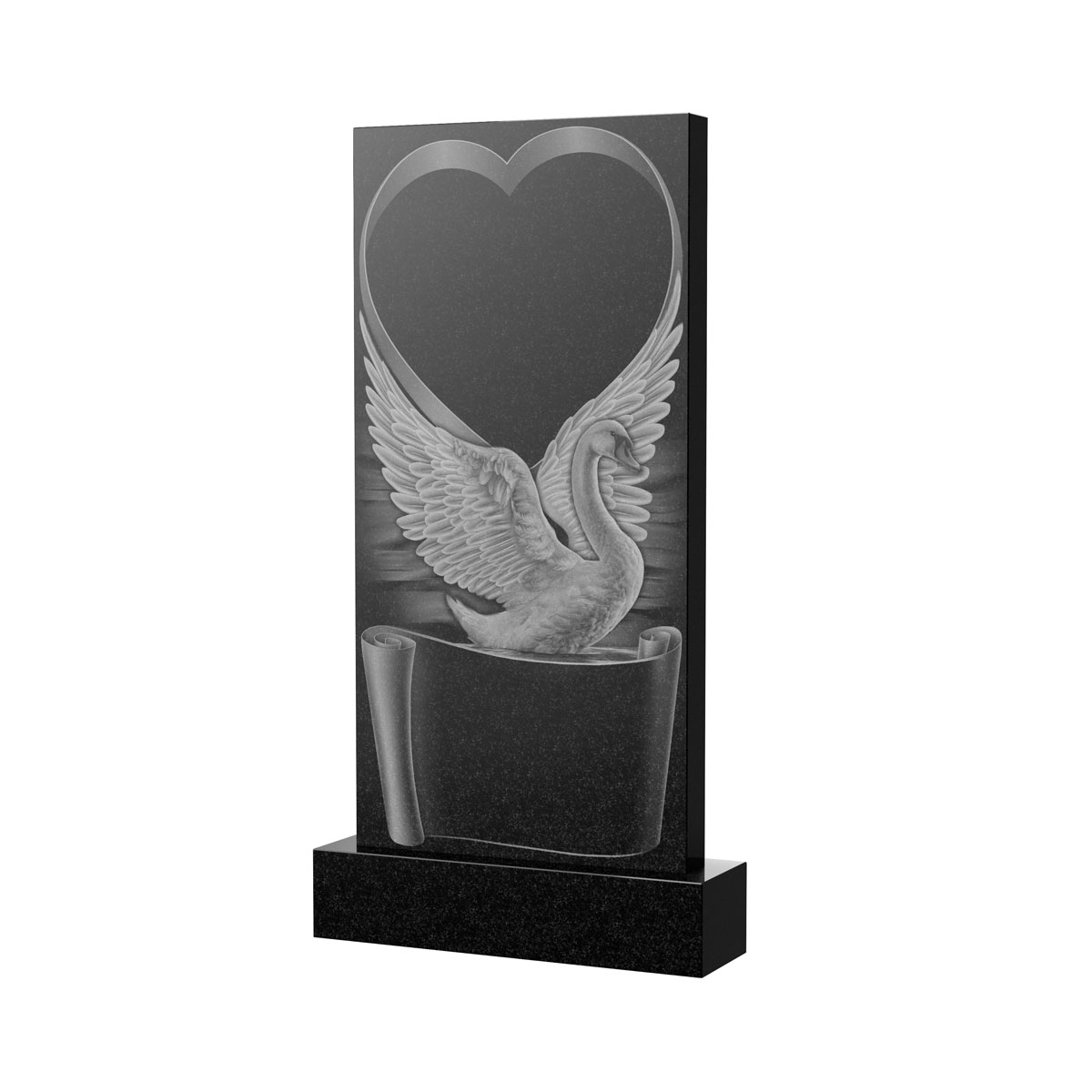 Художественное оформление памятника в&nbsp;Салавате | Художественное оформление на гранитную стелу, рисунок ВХО-034