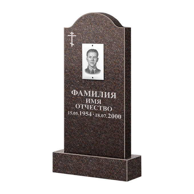 Памятники из цветного гранита в&nbsp;Салавате | Памятник из гранита Карел Brown ФГЦ-012