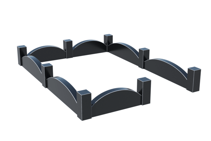 Цоколи на могилу в&nbsp;Салавате | Цоколь на могилу №0001