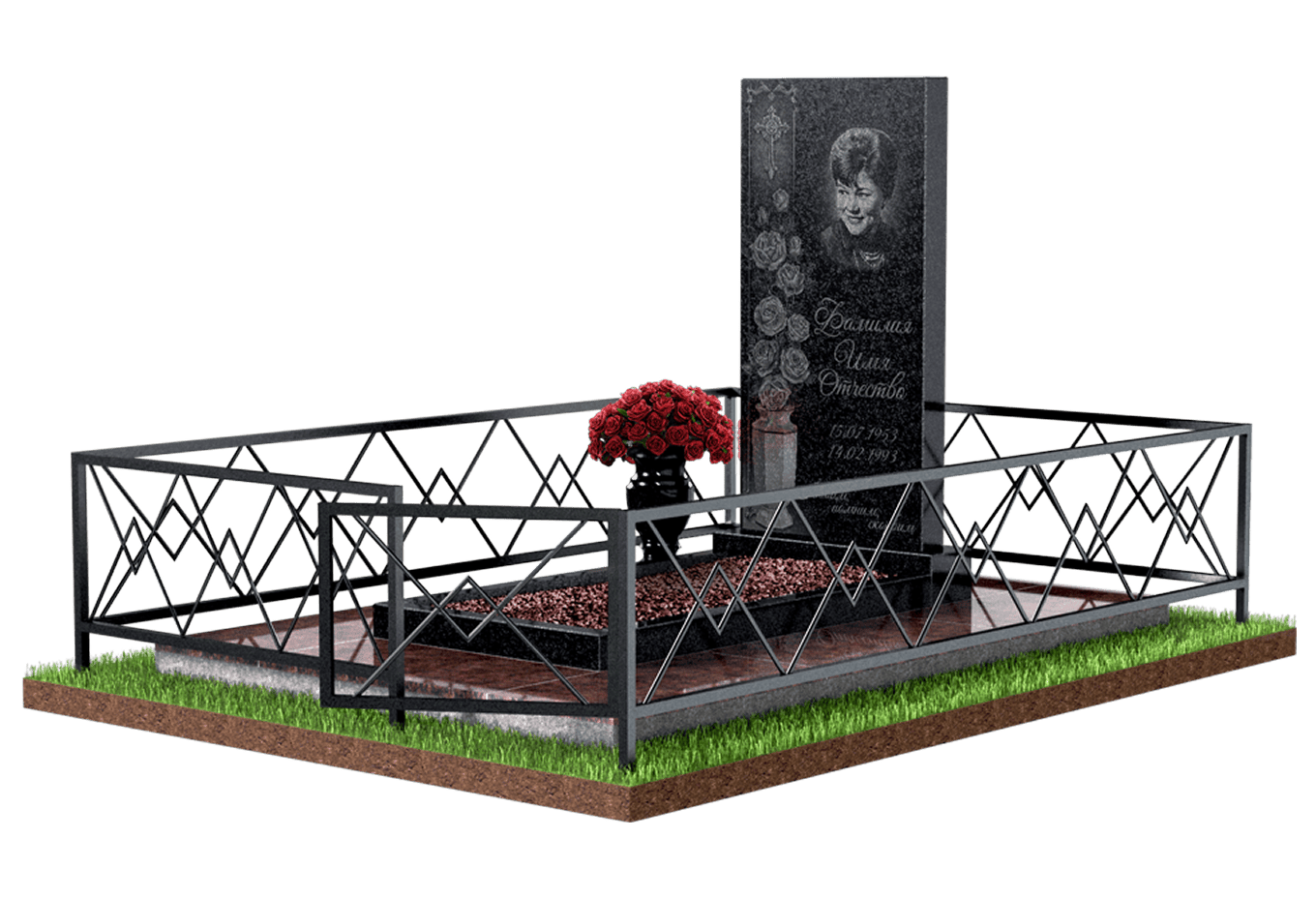 Благоустройство захоронения в Салавате