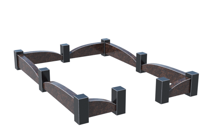 Цоколи на могилу в&nbsp;Салавате | Цоколь на могилу №0042