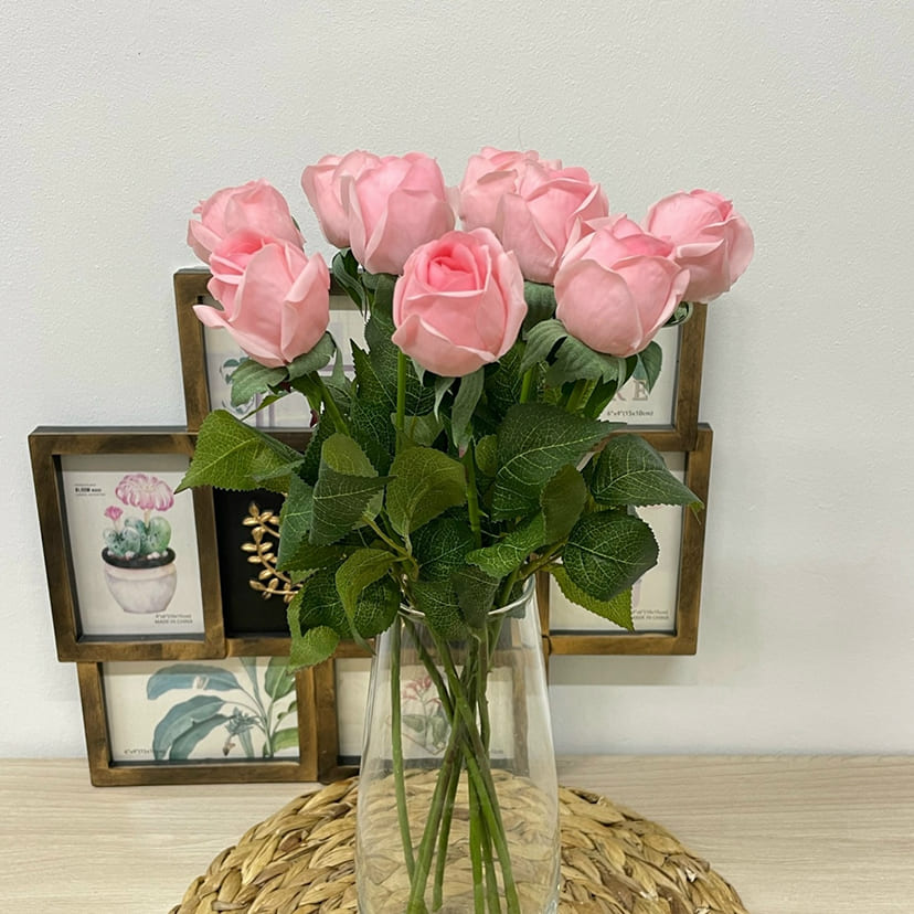 Искусственные цветы в Салавате | Цветок искусственный «Роза», нежно-розовая, одиночный