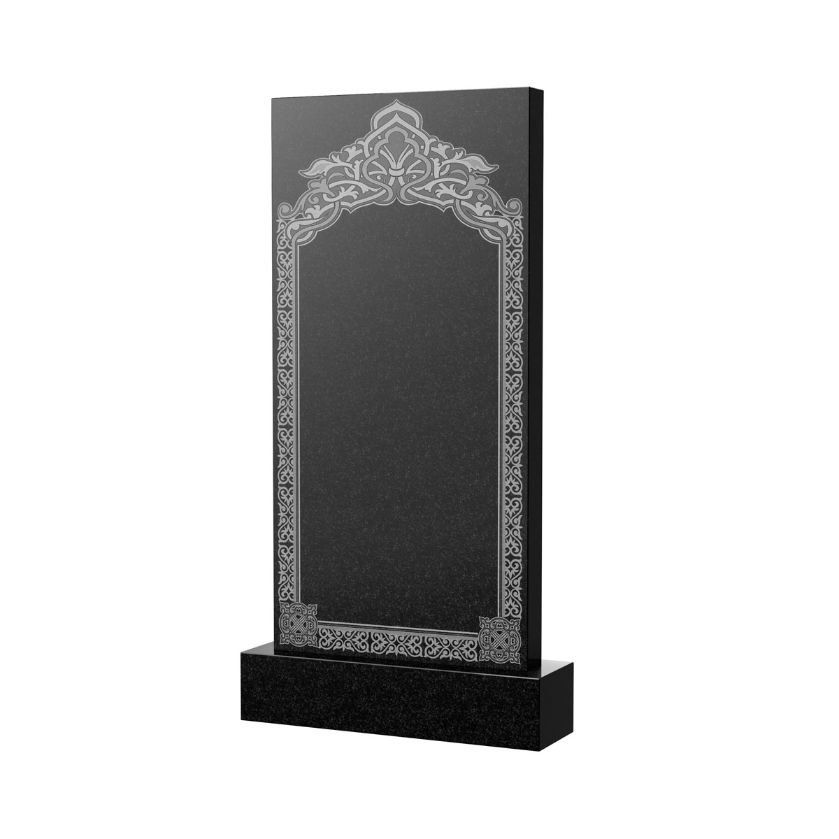 Художественное оформление памятника в&nbsp;Салавате | Художественное оформление на гранитную стелу, рисунок ВХО-044