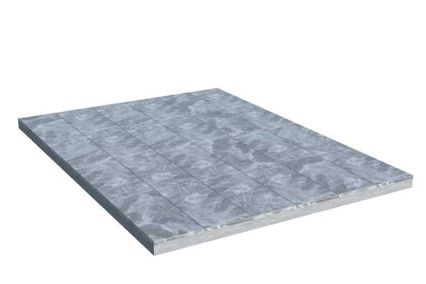 Площадки на могилу в&nbsp;Салавате | Площадка с мраморной облицовкой