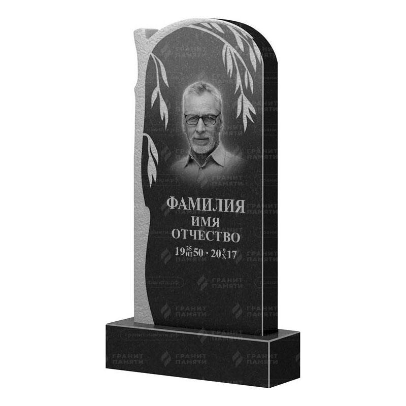 Памятники из гранита с деревом в&nbsp;Салавате | Гранитный памятник ФГ-090
