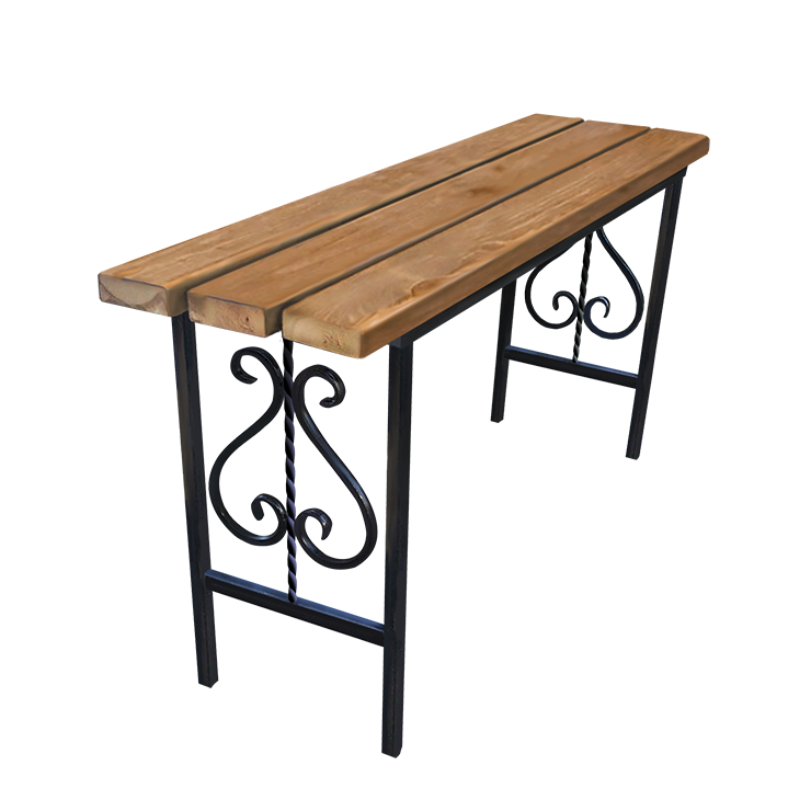 Кованые изделия в&nbsp;Салавате | Кованая скамейка СТ.003