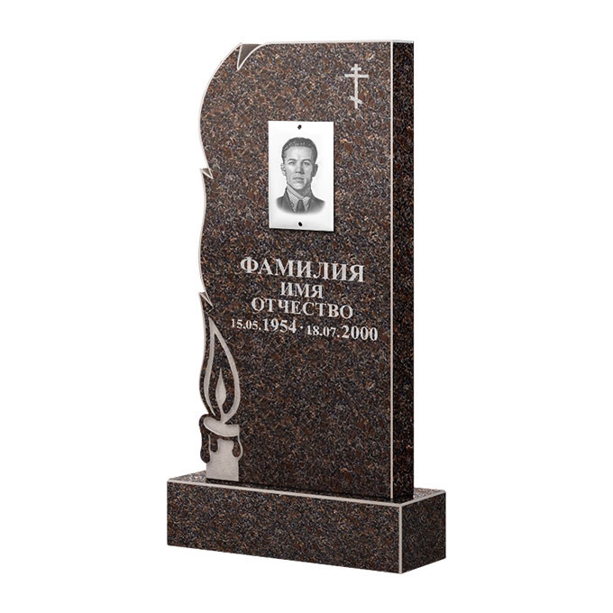 Памятники из цветного гранита в&nbsp;Салавате | Памятник из гранита Карел Brown ФГЦ-106