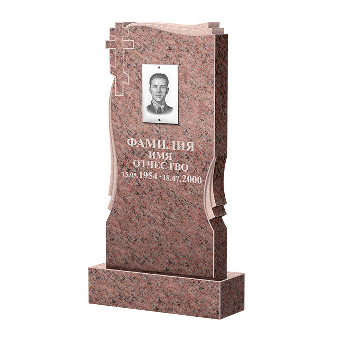 Гранитные памятники в&nbsp;Салавате | Памятник из гранита Розалия Pink ФГЦ-185