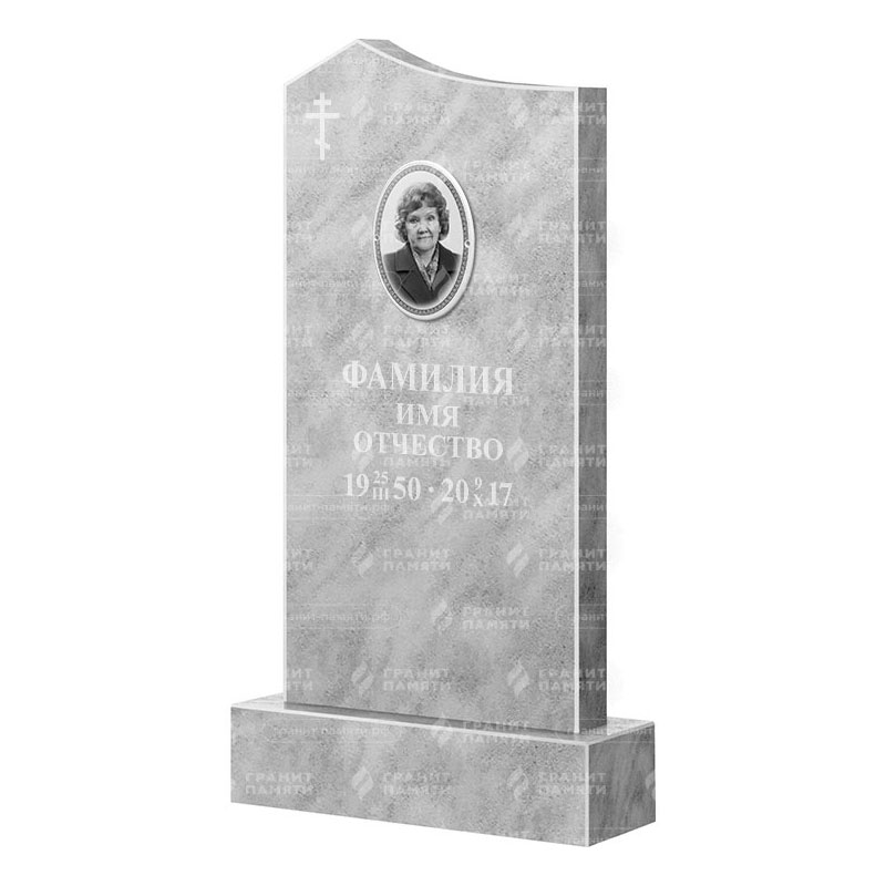 Бюджетные памятники в&nbsp;Салавате | Мраморный памятник ФМ-008