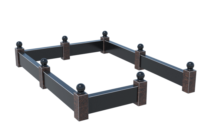 Цоколи на могилу в&nbsp;Салавате | Цоколь на могилу №0035