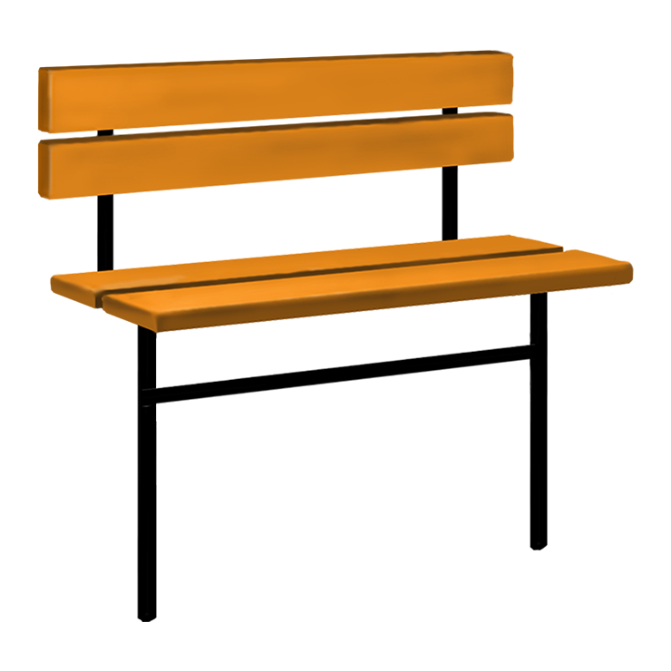 Металлические оградки, столы, скамейки в&nbsp;Салавате | Скамейка №3 со спинкой