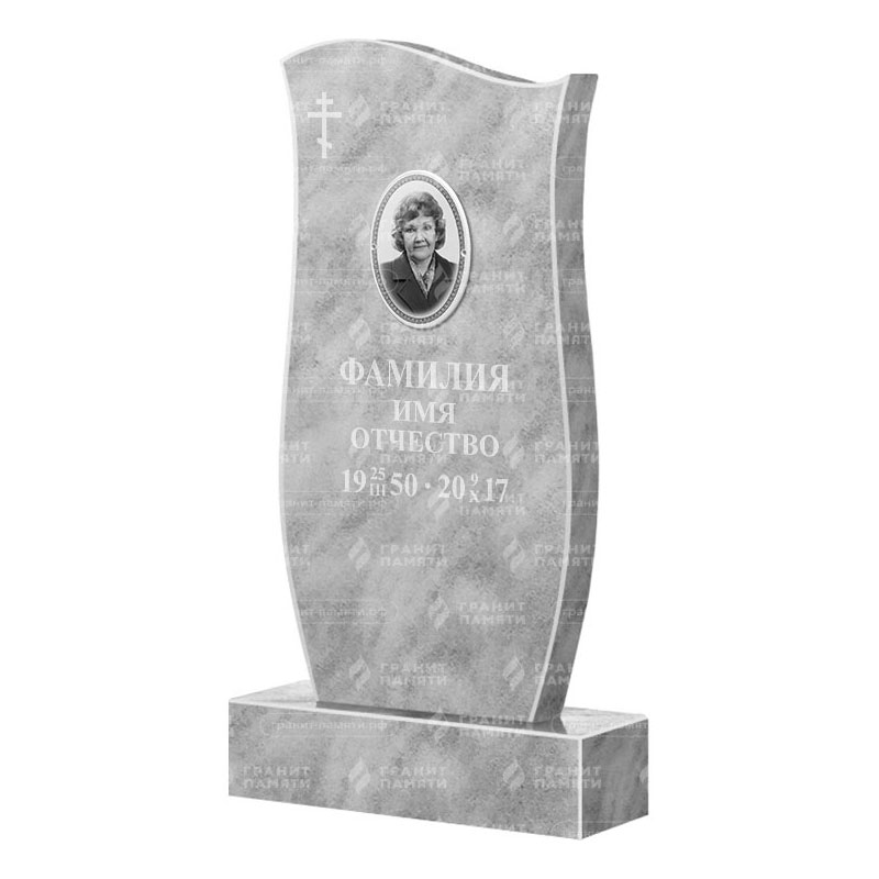 Бюджетные памятники в&nbsp;Салавате | Мраморный памятник ФМ-033