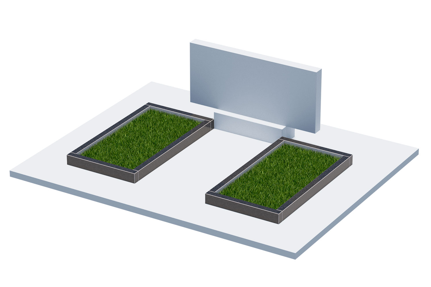 Цветники и надгробные плиты в&nbsp;Салавате | Цветник Автономный, 2 шт