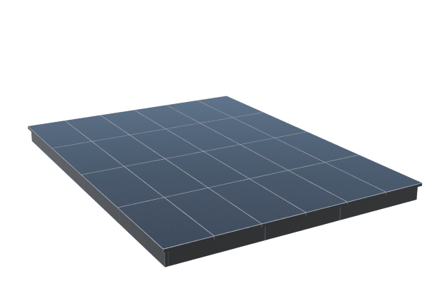 Площадки на могилу в&nbsp;Салавате | Площадка с вертикальной (10 см) облицовкой гранитом Габбро