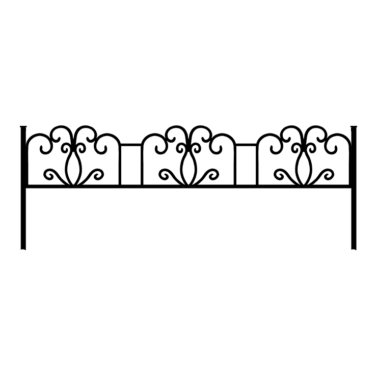 Металлические оградки, столы, скамейки в&nbsp;Салавате | Оградка №4