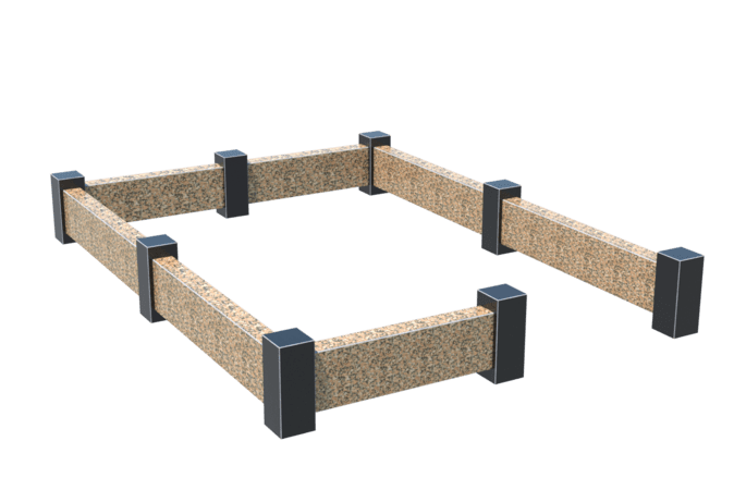 Цоколи на могилу в&nbsp;Салавате | Цоколь на могилу №0037