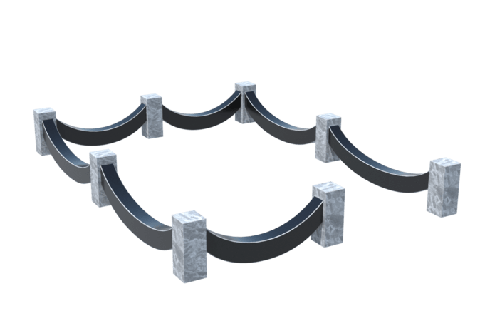 Цоколи на могилу в&nbsp;Салавате | Цоколь на могилу №0023