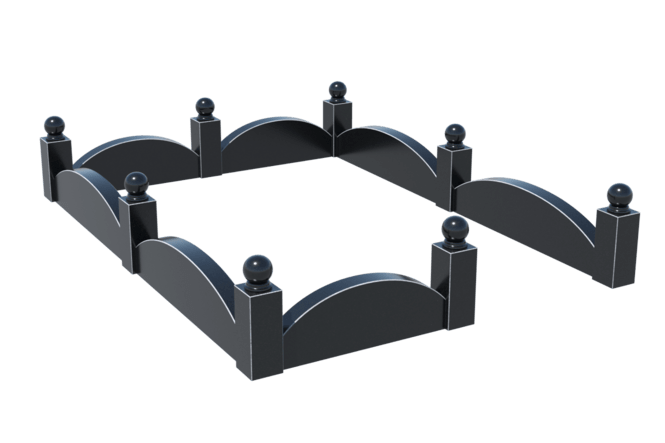 Цоколи на могилу в&nbsp;Салавате | Цоколь на могилу №0002