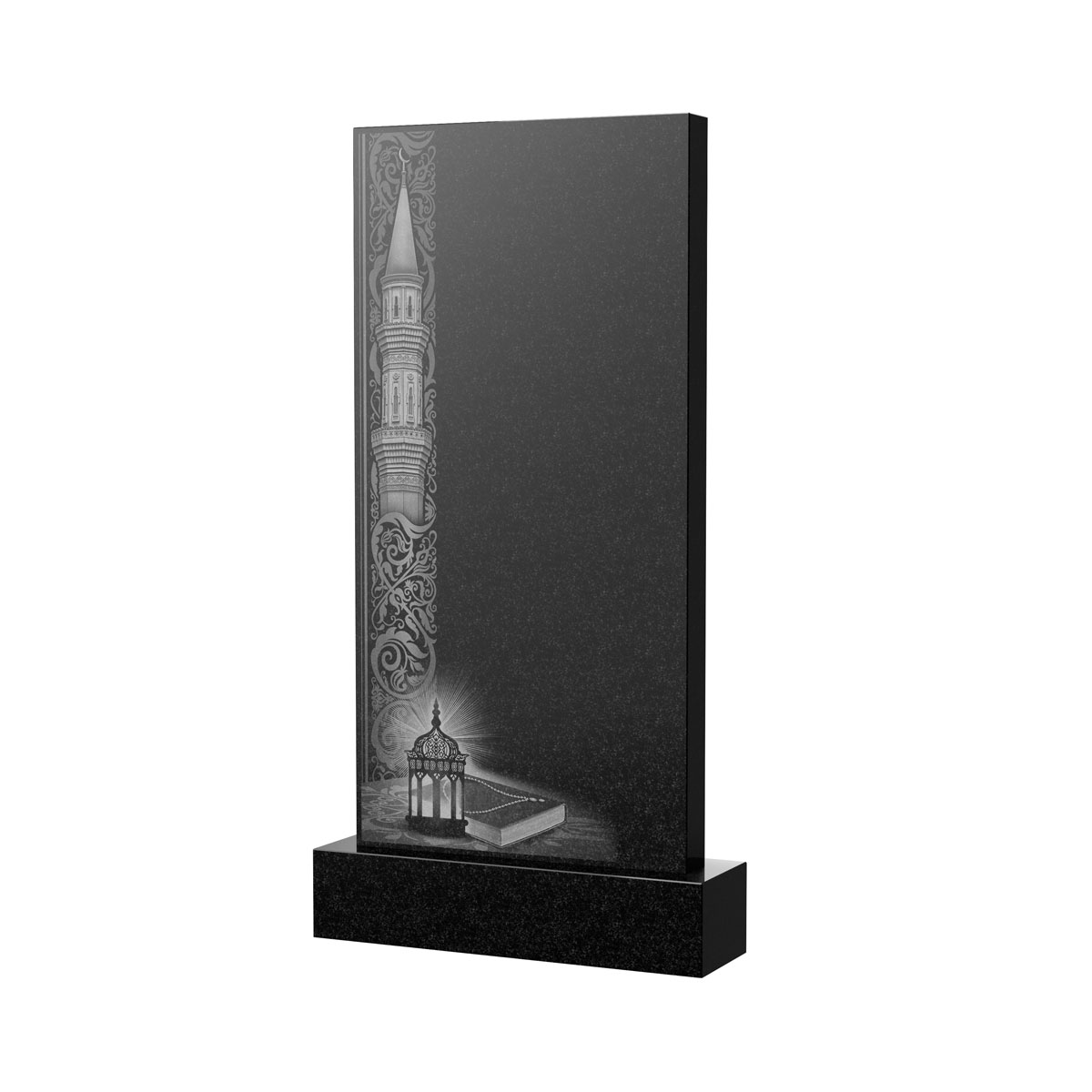 Художественное оформление памятника в&nbsp;Салавате | Художественное оформление на гранитную стелу, рисунок ВХО-038