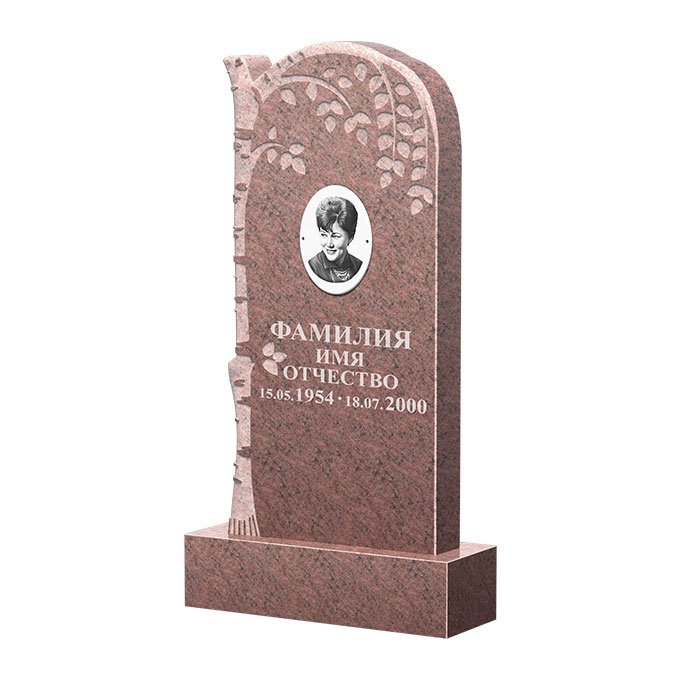 Гранитные памятники в&nbsp;Салавате | Памятник из гранита Розалия Pink ФГЦ-091