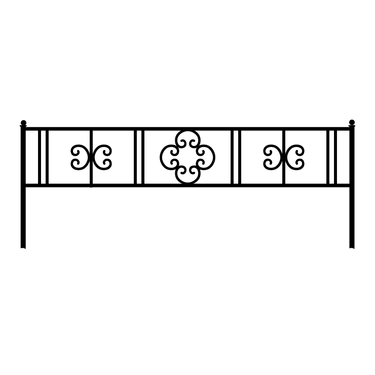 Кованые изделия в&nbsp;Салавате | Кованая оградка ОГ.006
