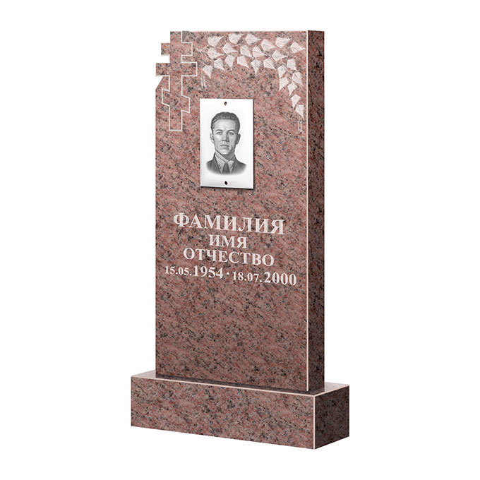 Гранитные памятники в&nbsp;Салавате | Памятник из гранита Розалия Pink ФГЦ-202