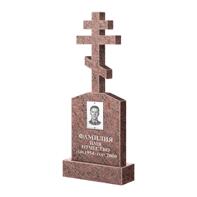 Гранитные памятники в&nbsp;Салавате | Памятник из гранита Розалия Pink ФГЦ-099