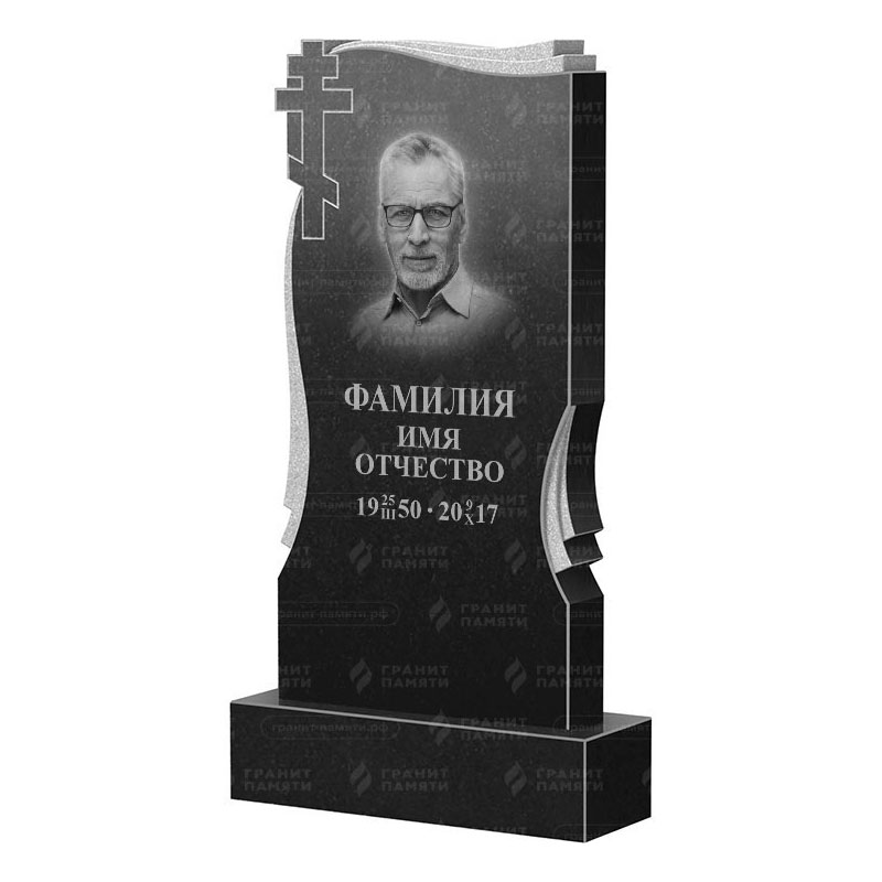 Памятники из гранита вертикальные в&nbsp;Салавате | Гранитный памятник ФГ-185