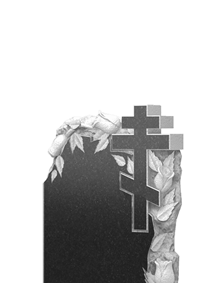 Памятники из гранита с цветами в Салавате